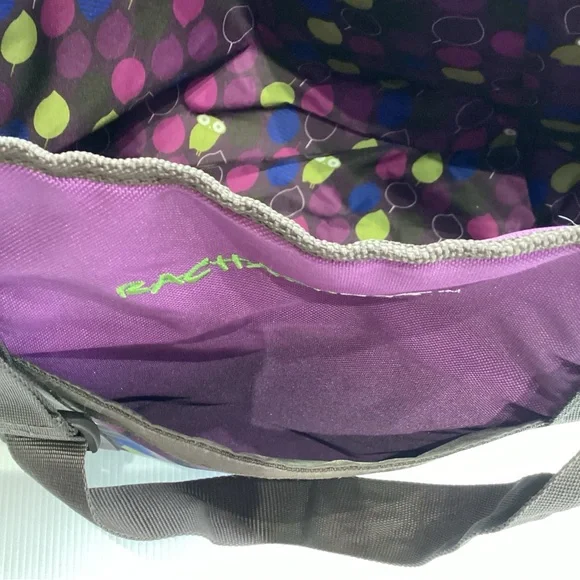 Rachael Ray Purple Tote Bag 15x14x6" Adjustable Handles - Picture 11 of 11